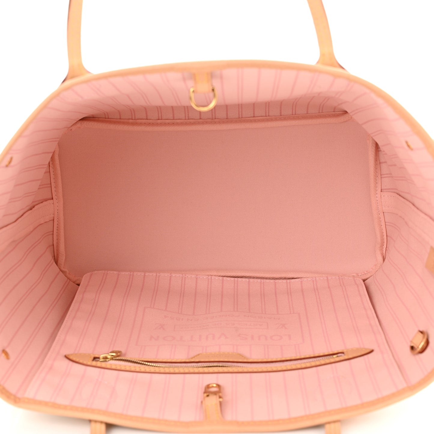 Damier Azur Neo Neverfull MM Rose Ballerine