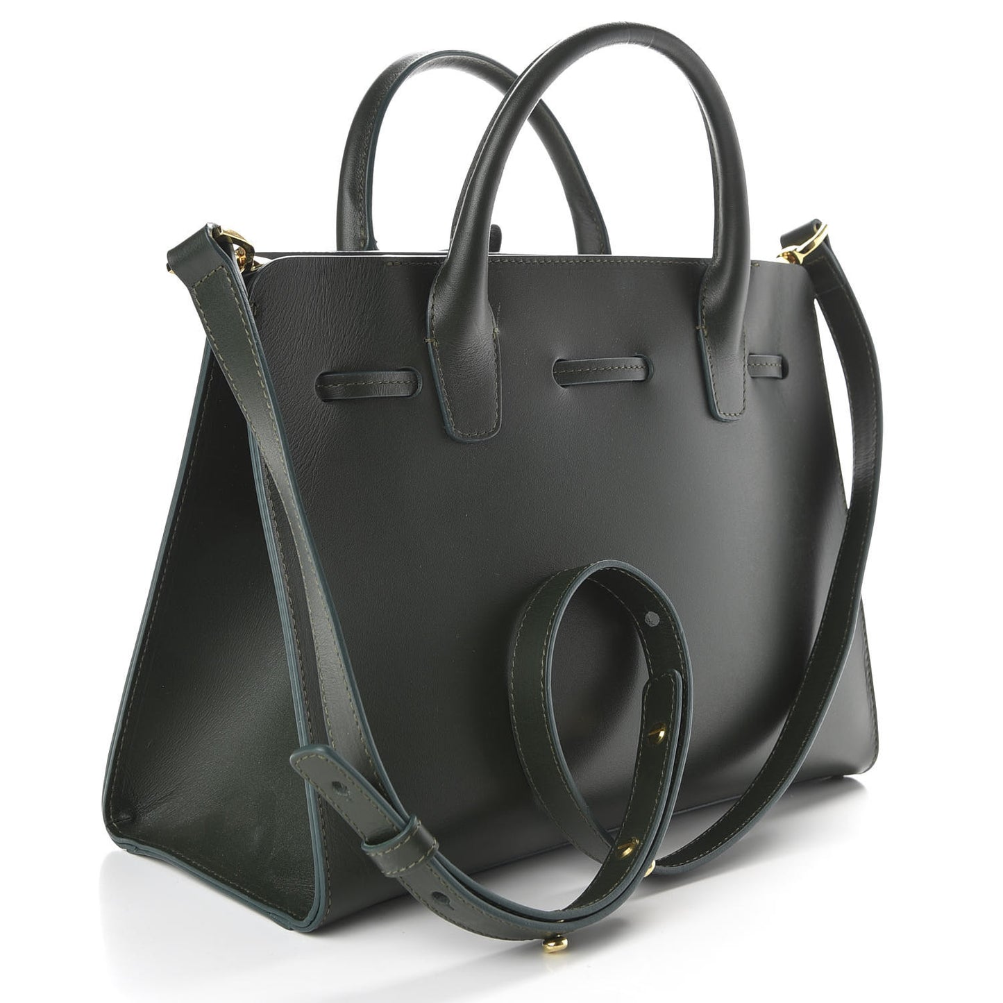 Calfskin Mini Sun Bag Moss