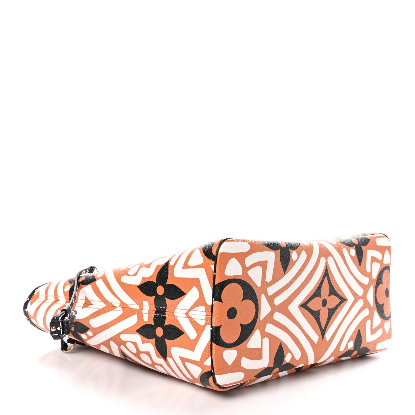 Monogram Giant Crafty Neverfull MM Creme Caramel