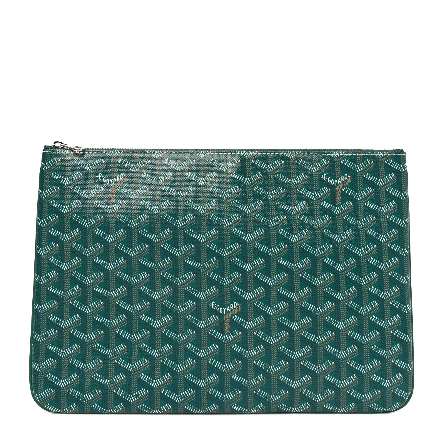 Goyard Goyardine Senat Pochette MM Green 1 of 6