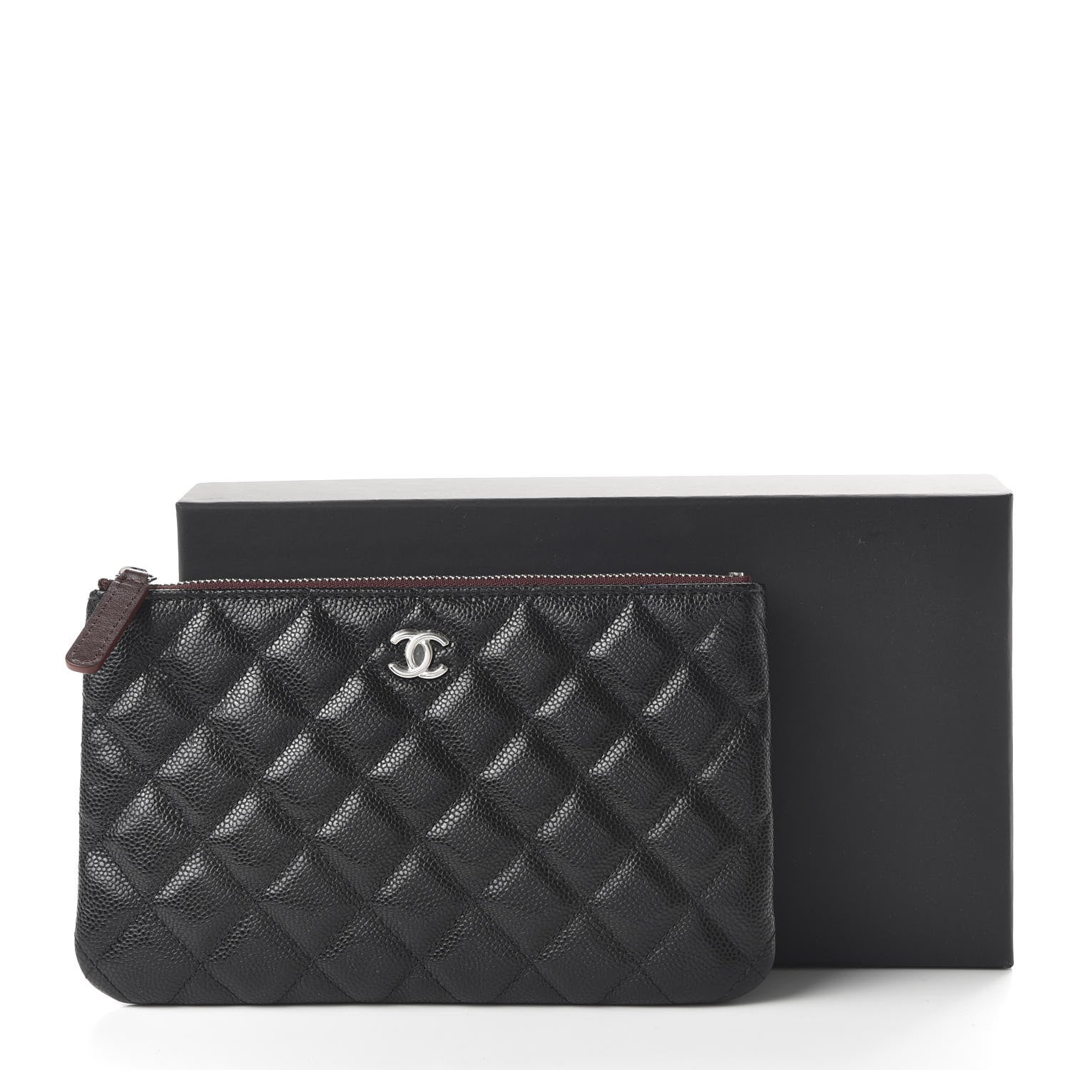 Chanel Caviar Quilted Cosmetic Case Black 11 of 11
