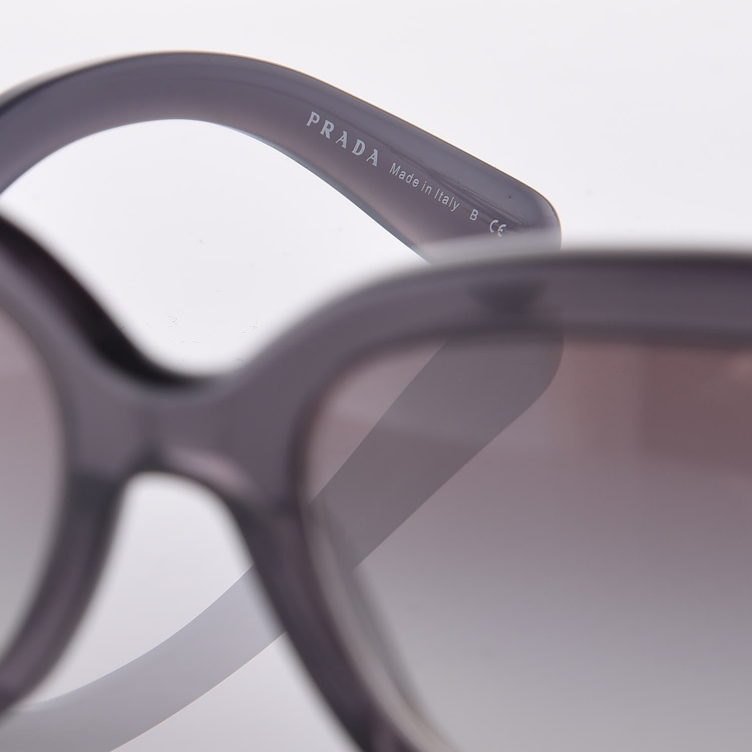Prada Acetate Baroque Sunglasses SPR 27O Grey 6 of 8