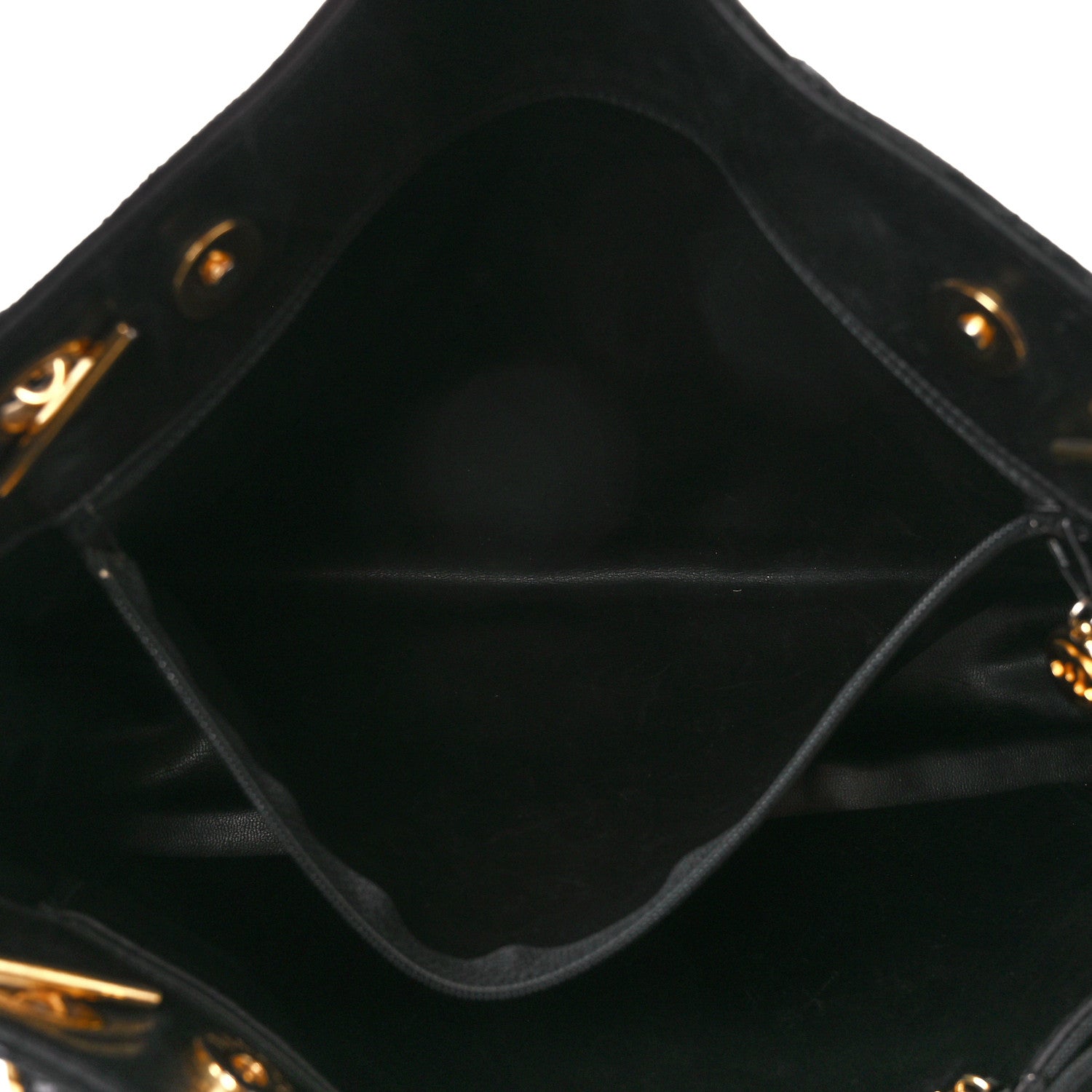 Chanel Lambskin Quilted Shoulder Bag Black 6 of 14