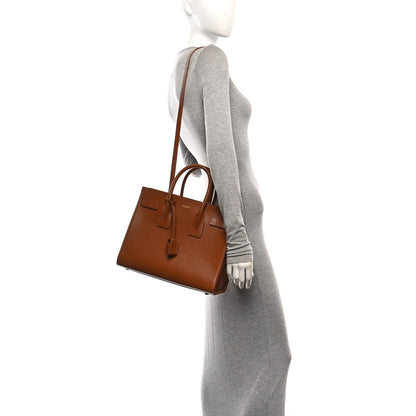 Saint Laurent Calfskin Small Sac De Jour Brown 2 of 10
