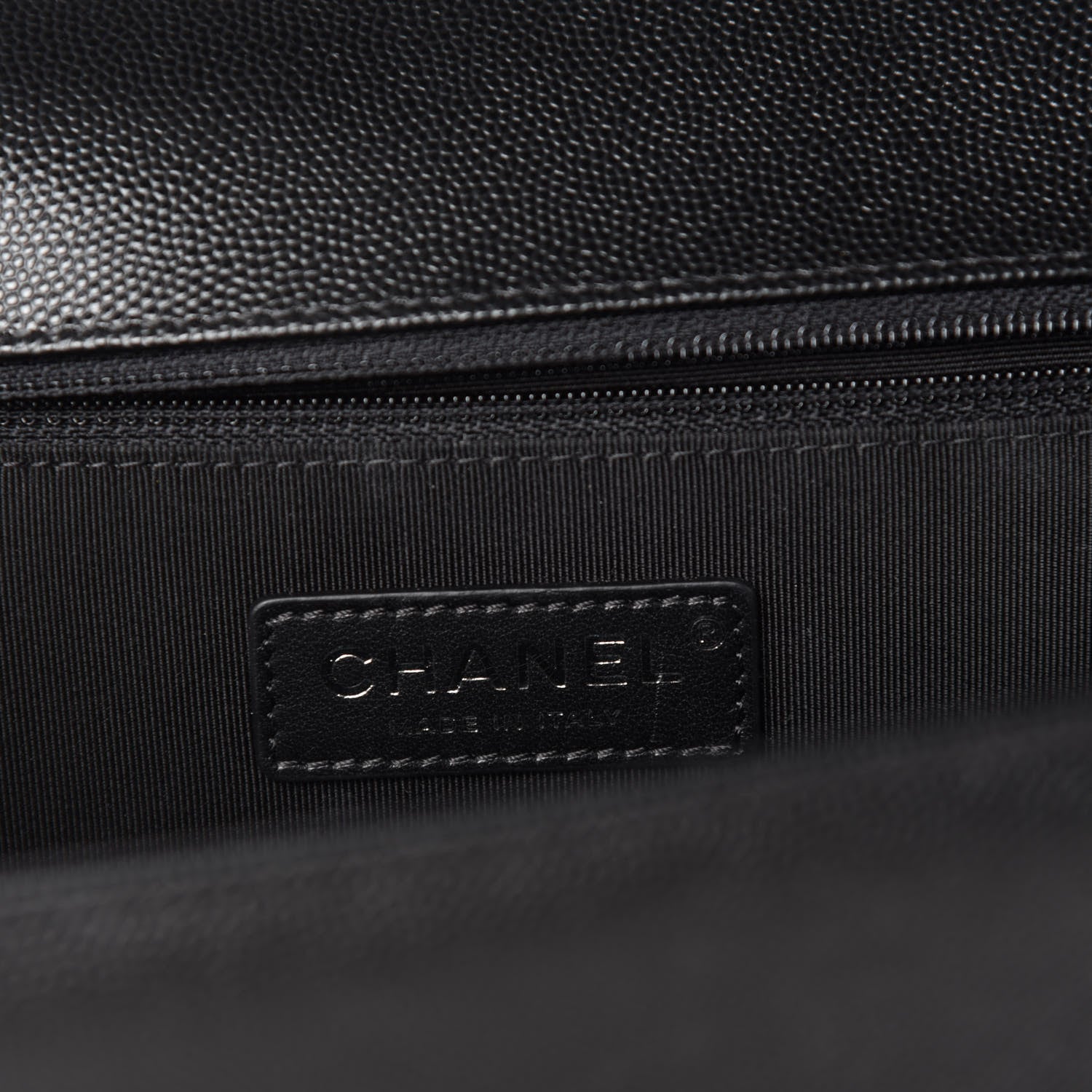 Chanel Caviar Quilted Large Boy Flap Black 9 of 12