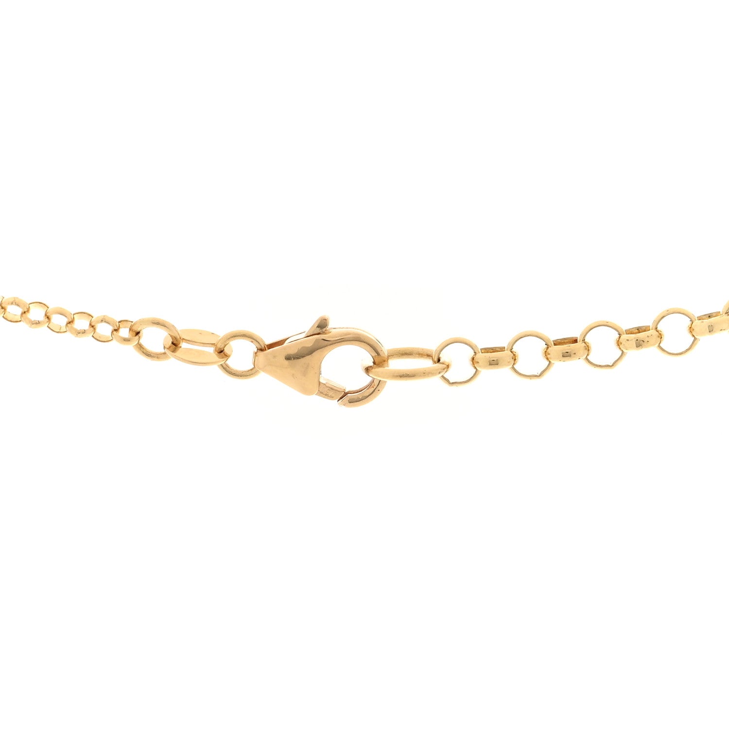 Foundrae 18K Yellow White Gold Diamond Resilience Medium Mixed Belcher Extension Chain Necklace 4 of 6