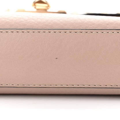 Valentino Garavani Pebbled Calfskin Medium Rockstud Flip Lock Crossbody Bag Poudre 15 of 16