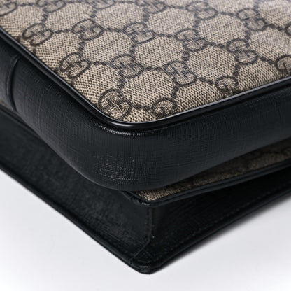 Gucci GG Supreme Monogram Web Belt Bag Black 11 of 15