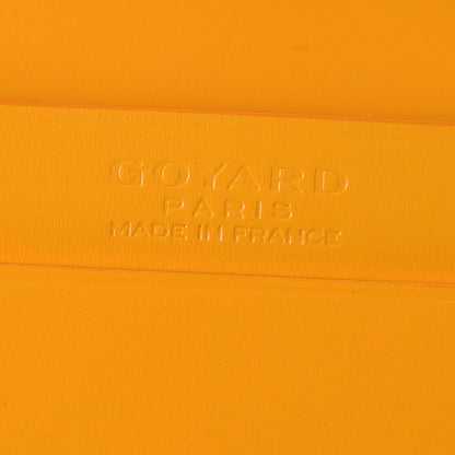Goyard Goyardine Business Card Holder Yellow 10 of 12