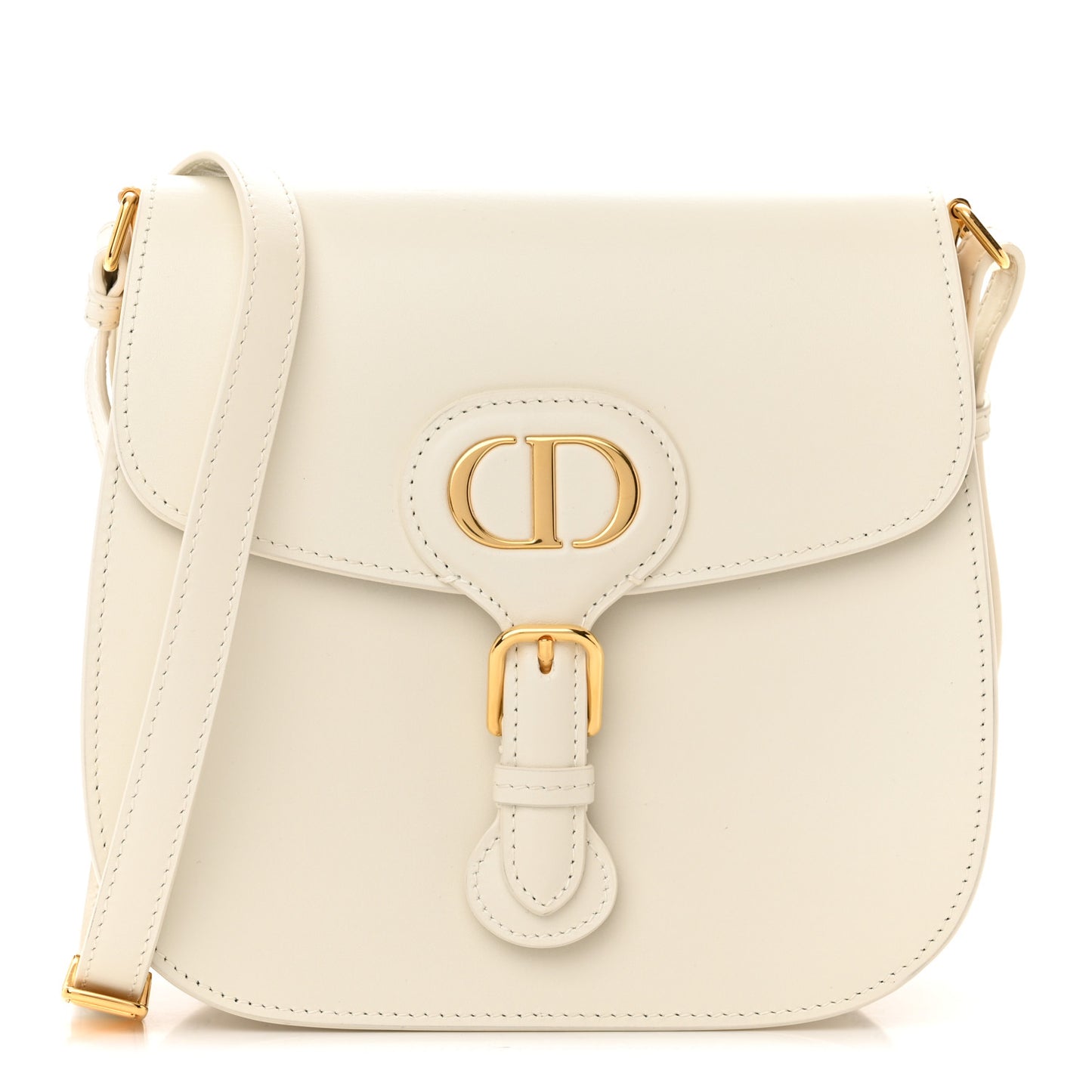 Box Calfskin Medium Bobby Frame Flap Latte
