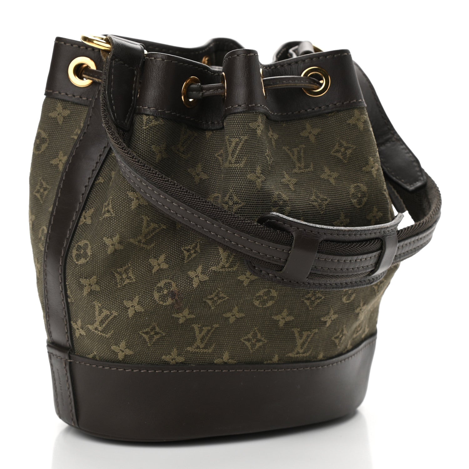Louis Vuitton Mini Monogram Noelie Kaki 3 of 11