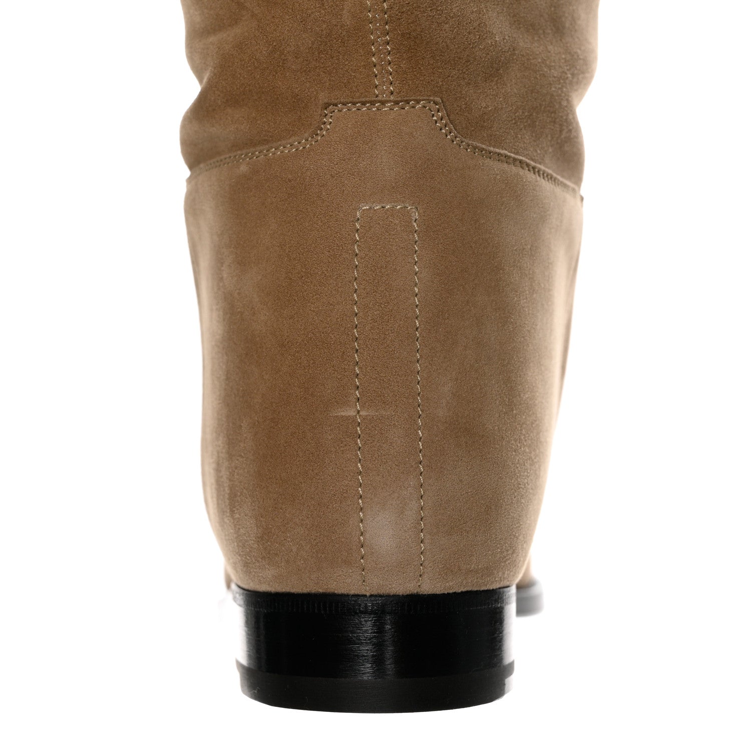 Hermes Velvet Goatskin Kelly Jumping Boots 38.5 Beige Sable 9 of 10