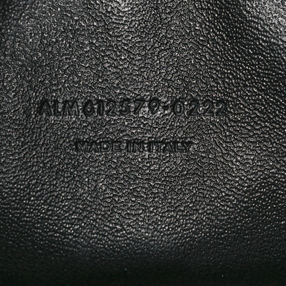 Saint Laurent Grain De Poudre Matelasse Monogram Mini Lou Camera Bag Black 7 of 12