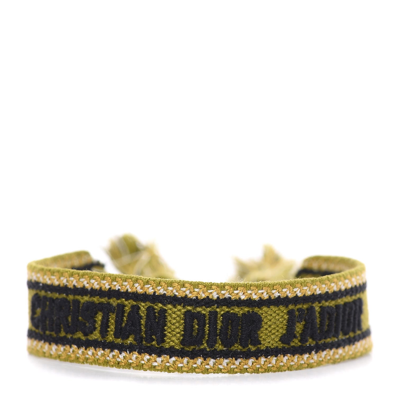 Christian Dior Woven Cotton J'Adior Friendship Bracelet 1 of 3