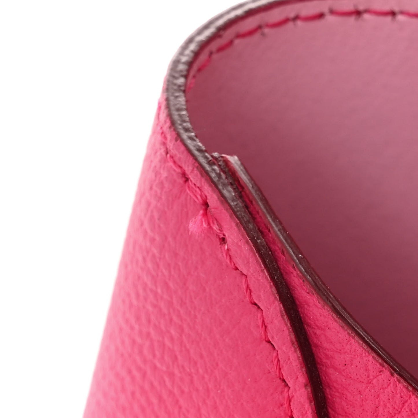 Supple Grained Calfskin Open Bar Tote Pink