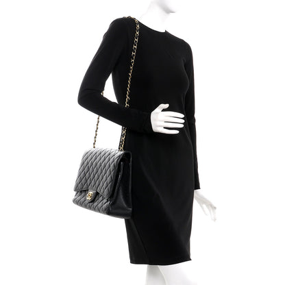 Chanel Caviar Quilted Maxi Double Flap Black 4 of 18