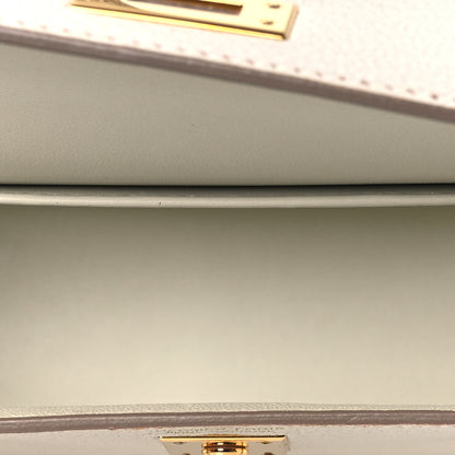 Hermes Chevre Mysore Mini Kelly Sellier 20 Mushroom 5 of 13