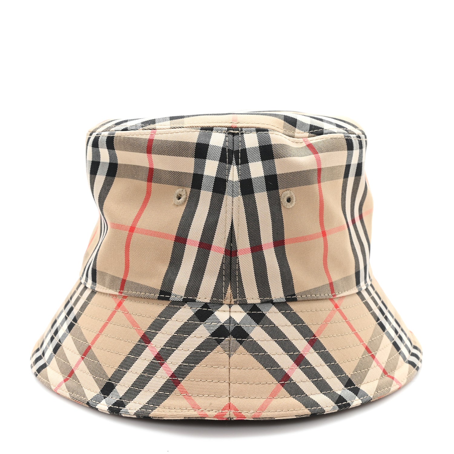 Burberry Technical Cotton Vintage Check Bucket Hat L Archive Beige 4 of 8