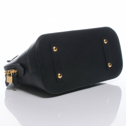 Louis Vuitton Taurillon Alma MM Black 4 of 7
