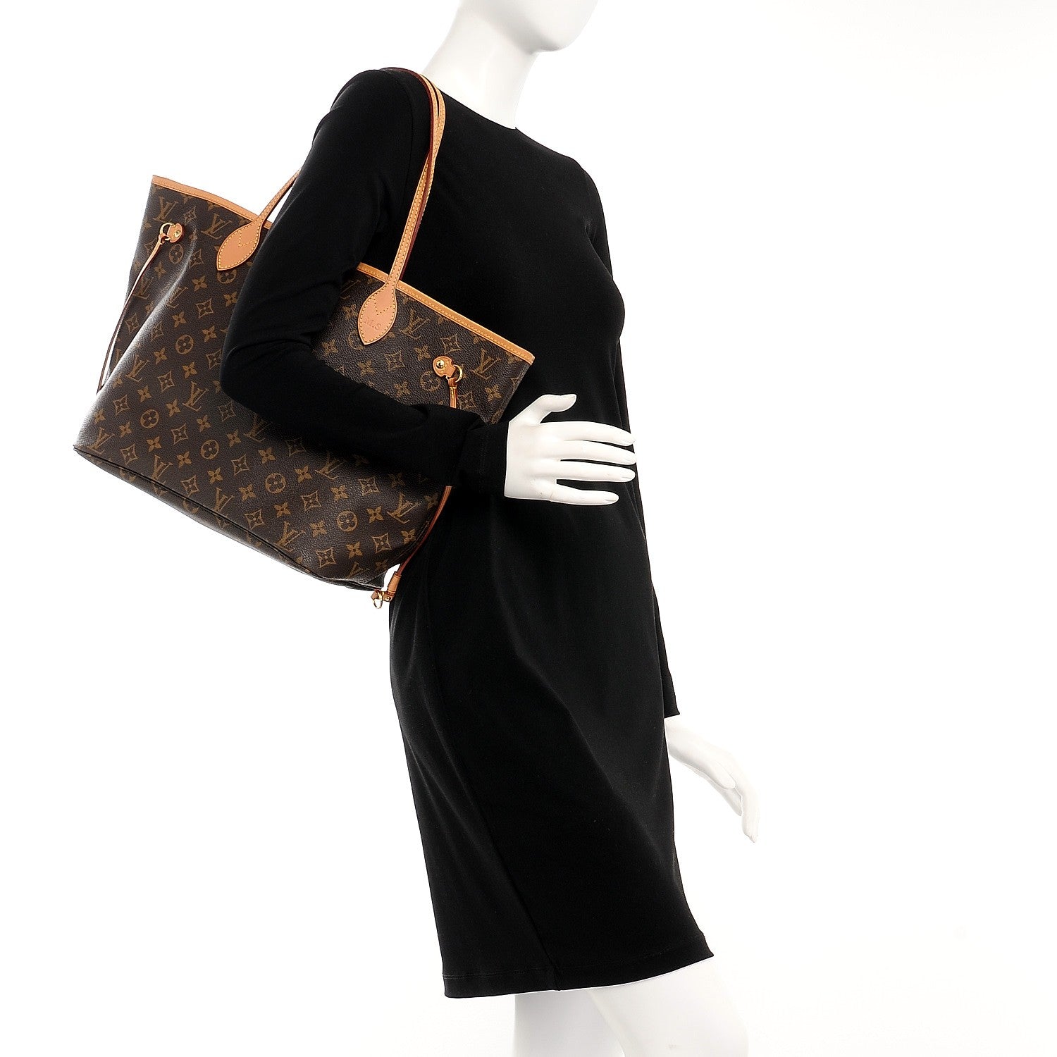 Louis Vuitton Monogram Neverfull MM 2 of 9