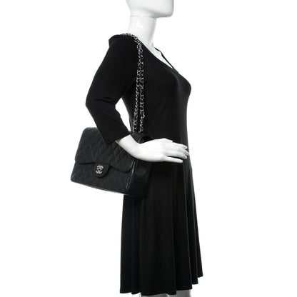 Chanel Caviar Quilted Jumbo Single Flap Black 2 of 16