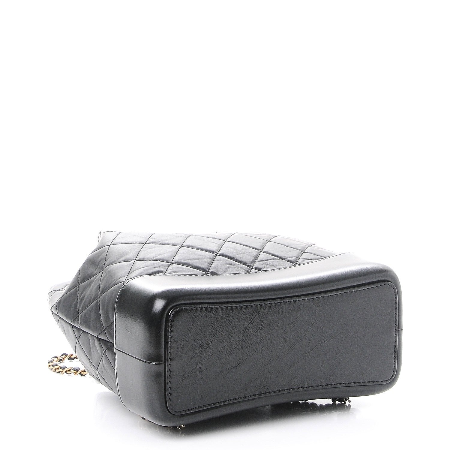 Chanel Aged Calfskin Quilted Gabrielle Backpack Black 4 of 8