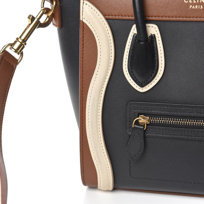Celine Satin Calfskin Nano Tri-Color Luggage 13 of 15