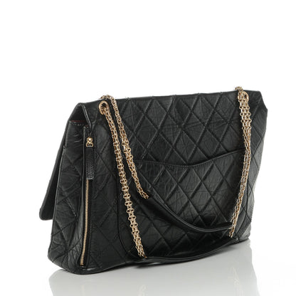 Chanel Aged Calfskin Quilted 2.55 Reissue 228 Flap Black 3 of 8