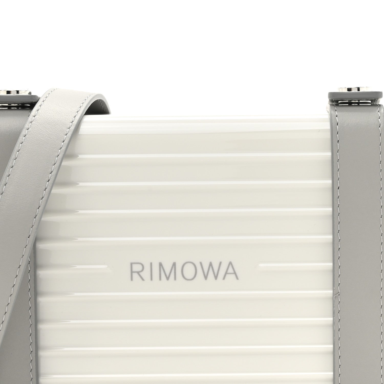 Rimowa Gloss Polycarbonate Personal Cross-Body Bag White Grey 7 of 10