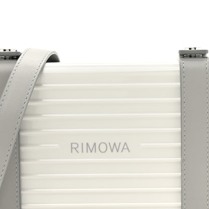 Rimowa Gloss Polycarbonate Personal Cross-Body Bag White Grey 7 of 10