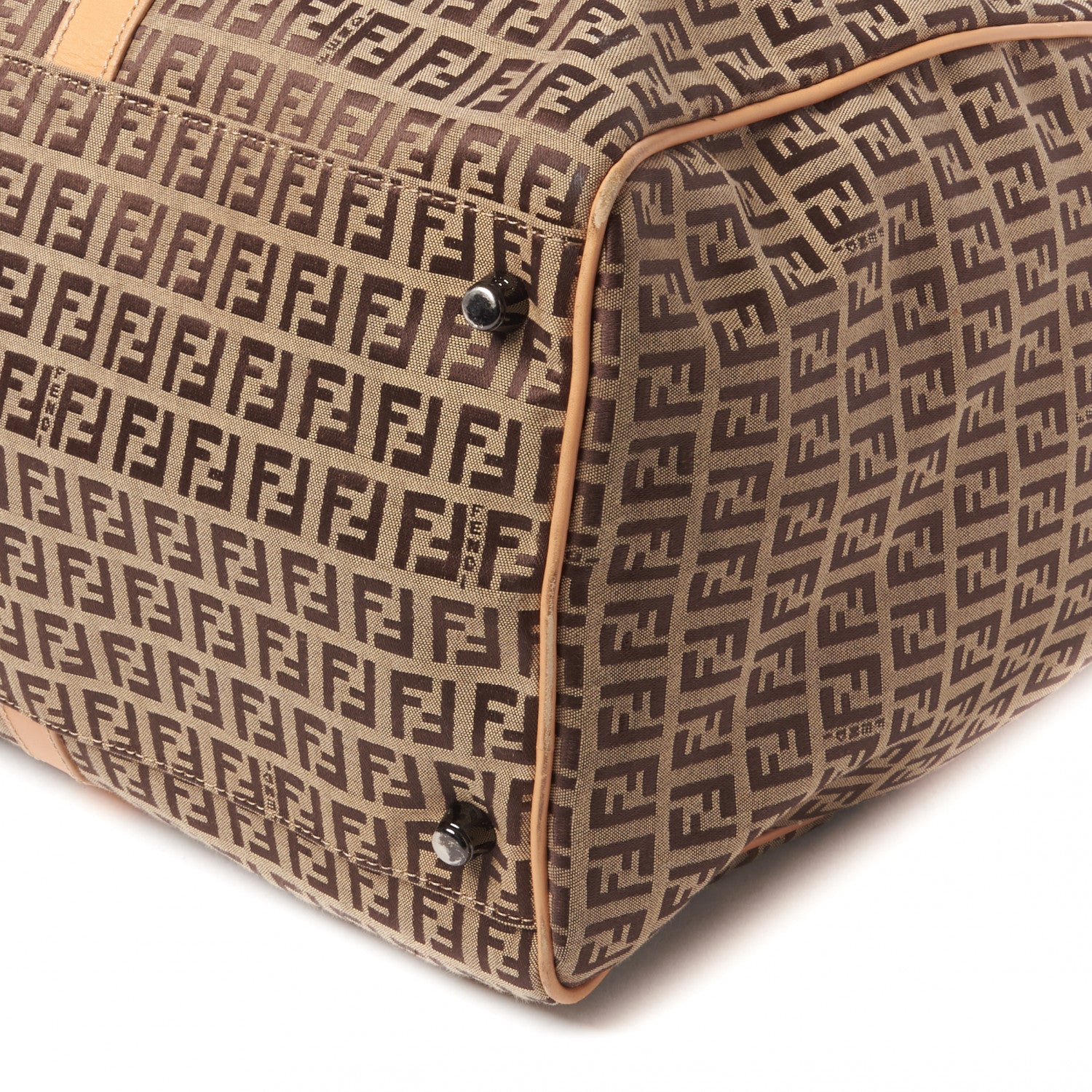Fendi Zucchino Duffle Bag Beige 7 of 9