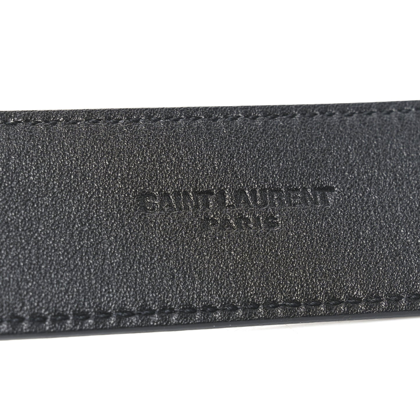 Smooth Calfskin Monogram Square Buckle Belt 75 30 Black