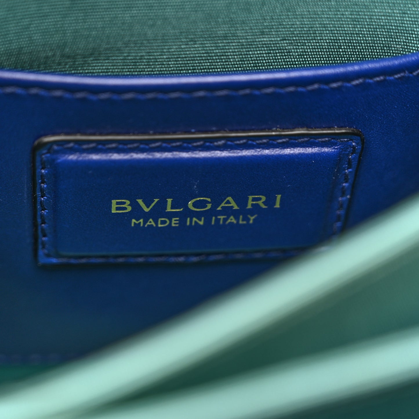 Calfskin Serpenti Forever Top Handle Blue