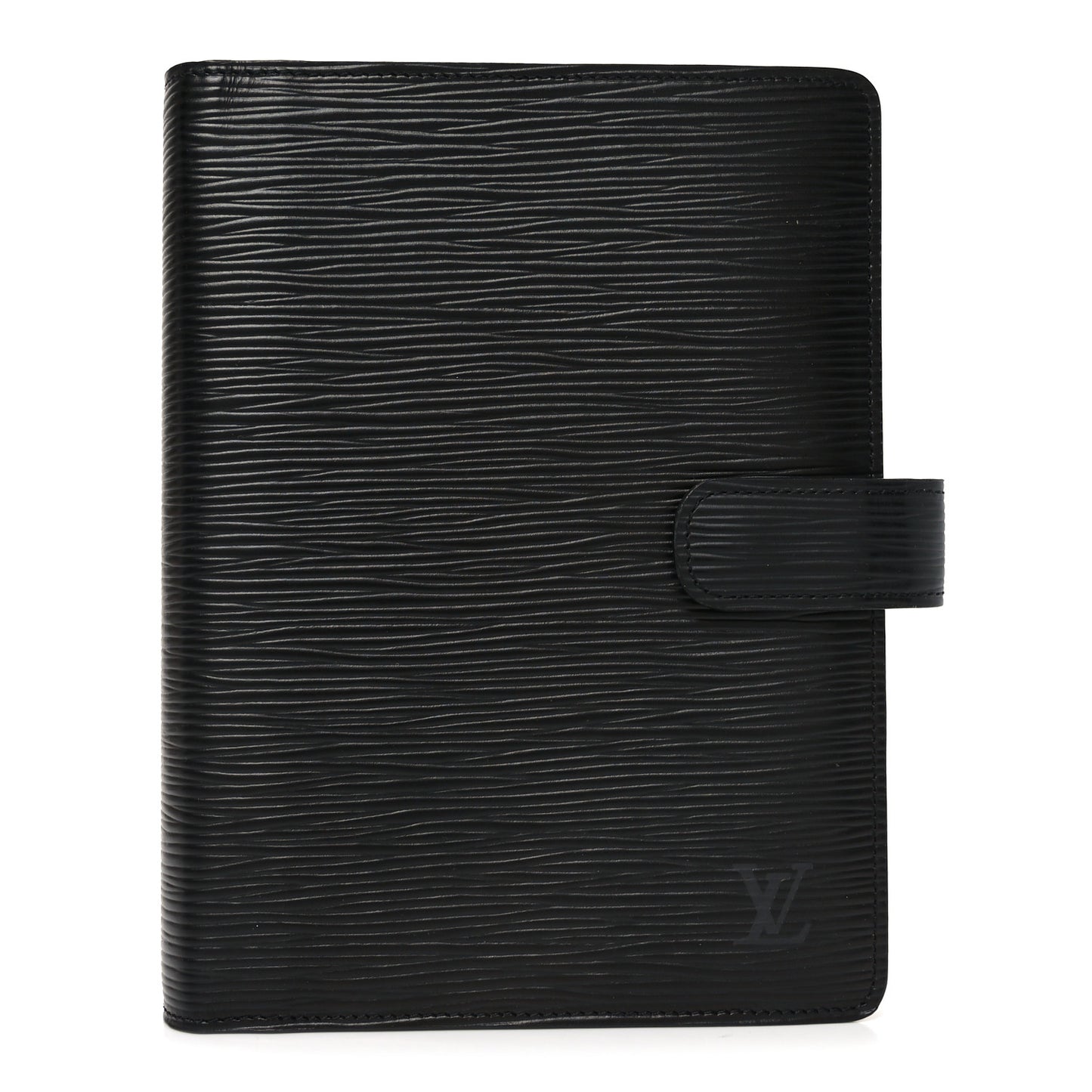 Epi Medium Ring Agenda Cover Black