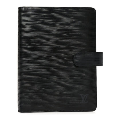 Louis Vuitton Epi Medium Ring Agenda Cover Black 1 of 6