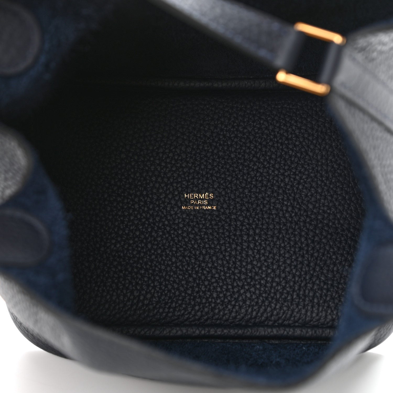 Hermes Taurillon Clemence Picotin Lock 18 PM Bleu Nuit 5 of 11