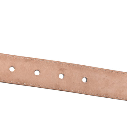 Gucci Calfskin Bamboo Buckle Belt 85 34 Red 5 of 6