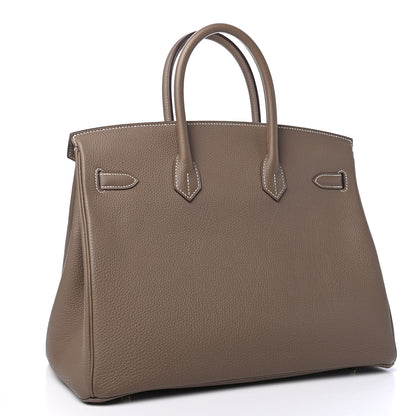 Hermes Togo Birkin 35 Etoupe 2 of 9
