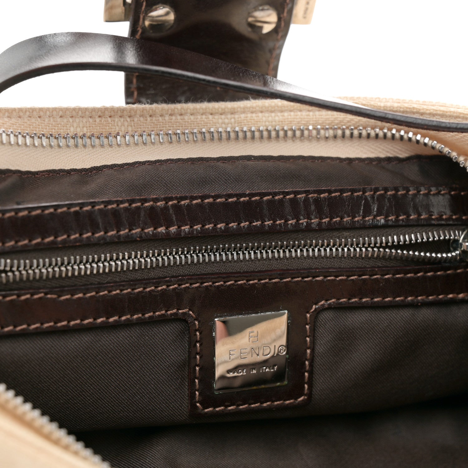 Fendi Zucca Pochette Beige 11 of 11