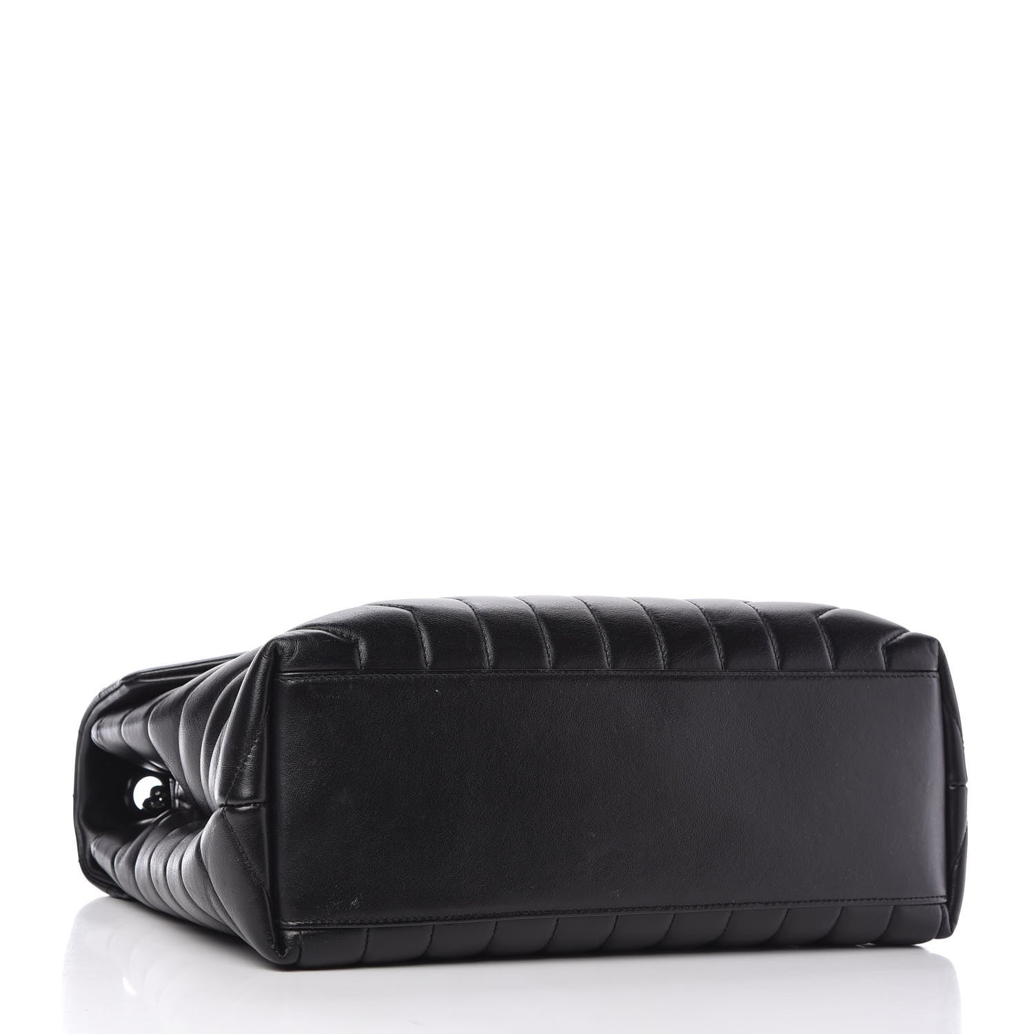 Saint Laurent Calfskin Y Quilted Monogram Medium Loulou Chain Satchel Black 4 of 10