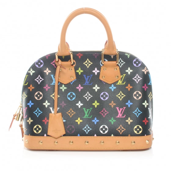 Louis Vuitton Monogram Multicolor Alma Black 1 of 7
