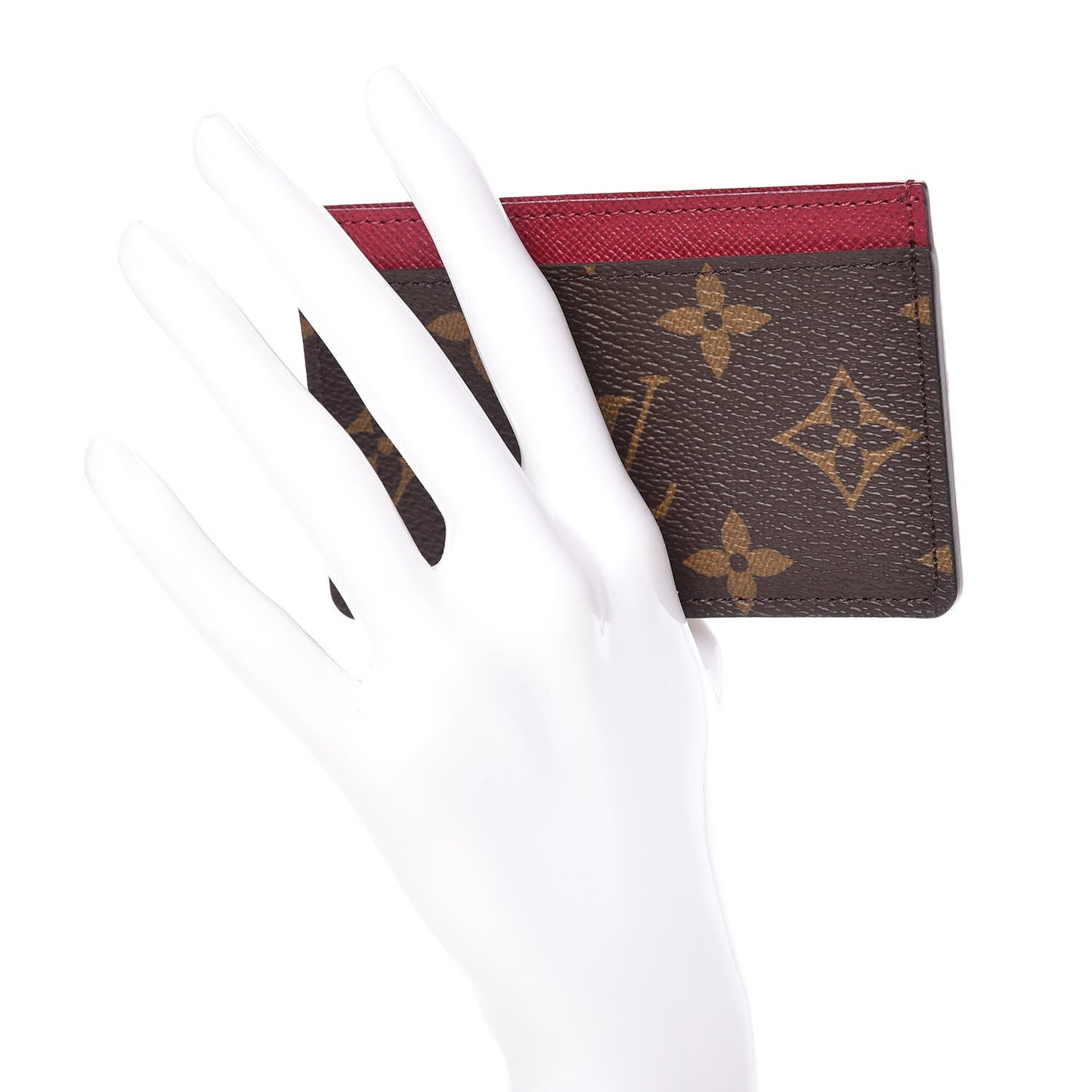 Monogram Card Holder Fuchsia
