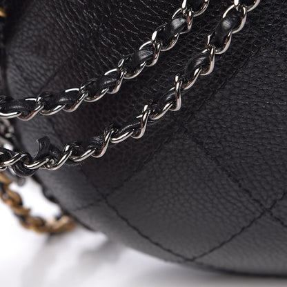 Chanel Calfskin Quilted Small Gabrielle Bucket Black 10 of 10