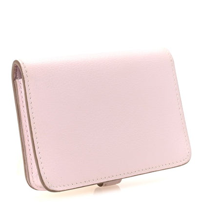 Hermes Evercolor Dogon Card Case Mauve Pale 3 of 8