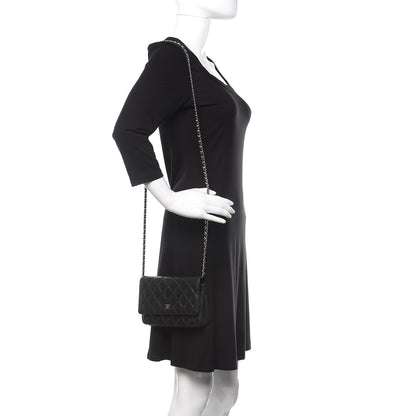Chanel Caviar Quilted Wallet On Chain WOC Black 2 of 9