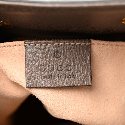 Gucci GG Supreme Monogram Web Small Ophidia Bucket Bag Brown 6 of 10