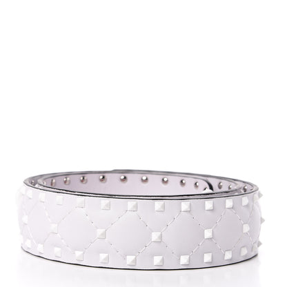 Valentino Garavani Lambskin Free Rockstud Spike Shoulder Strap Optic White 2 of 6