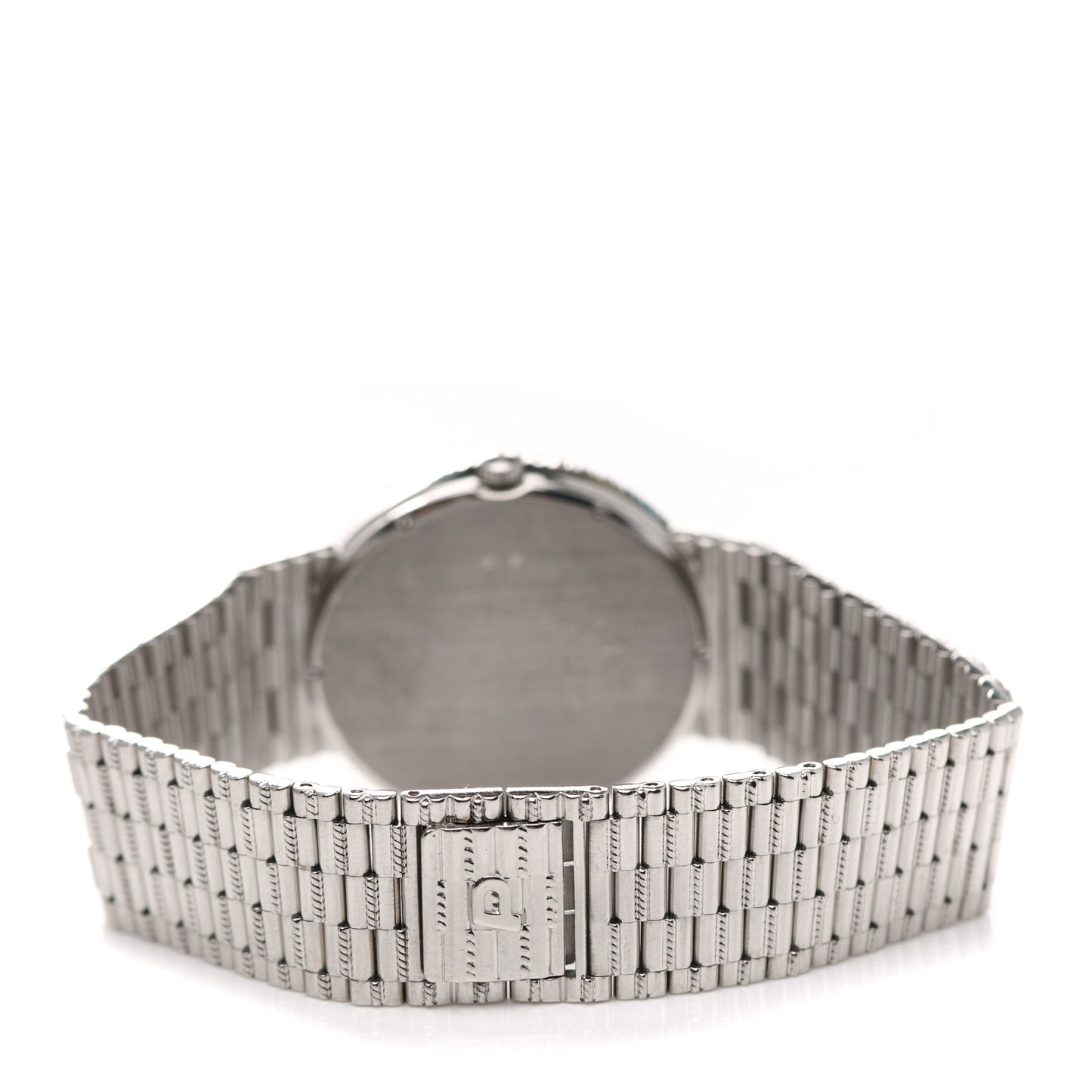 18K White Gold Diamond Bezel 32mm Mecanique Manual Winding Watch