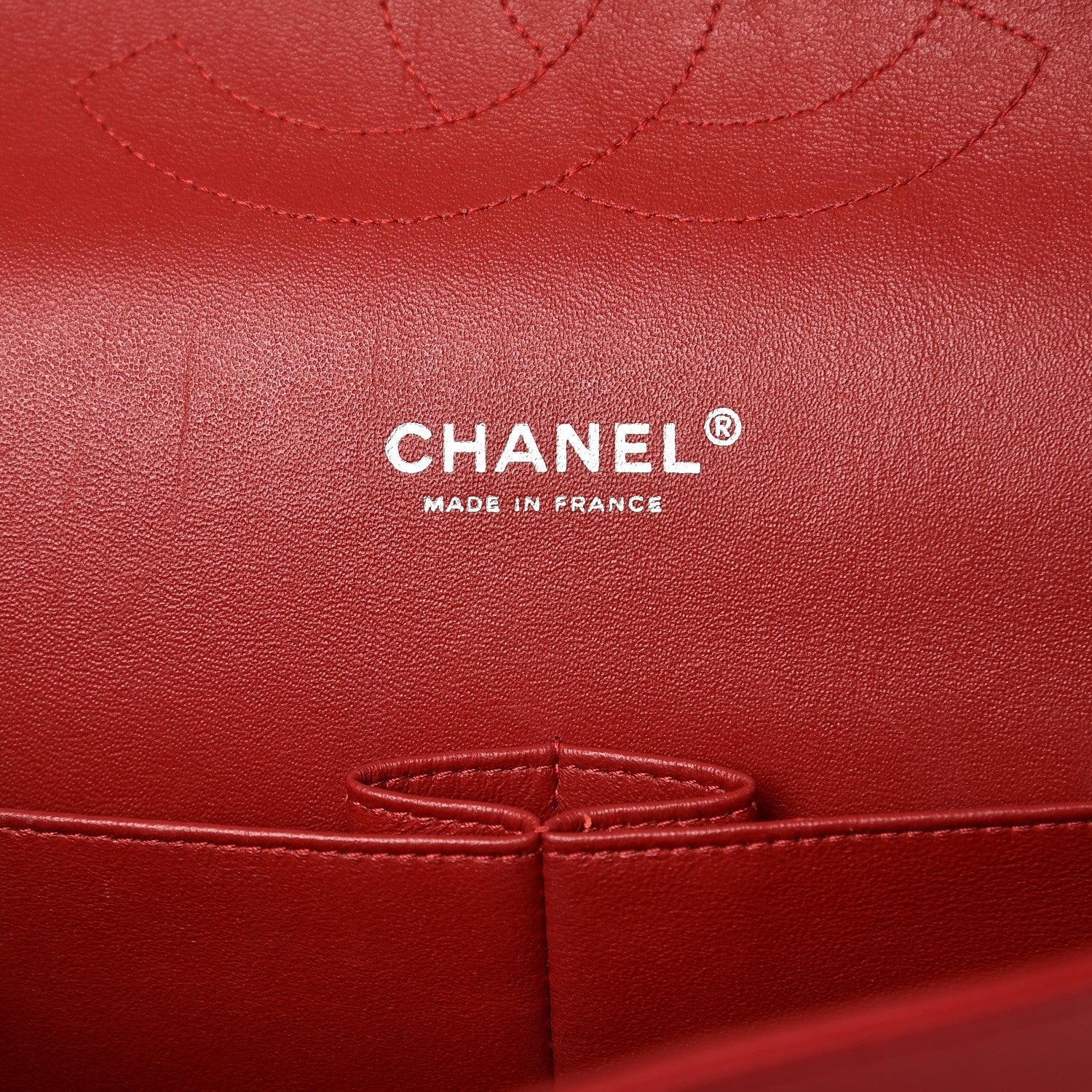Chanel Patent Quilted Maxi Double Flap Red 7 of 12