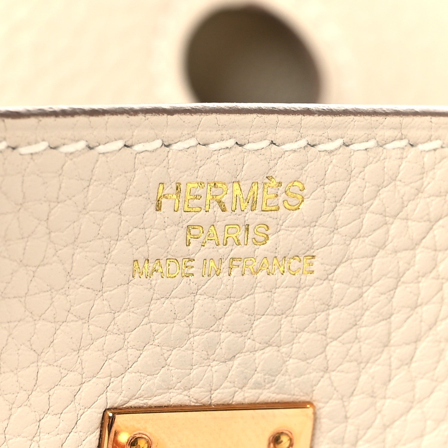 Hermes Togo Birkin 25 Craie 5 of 12